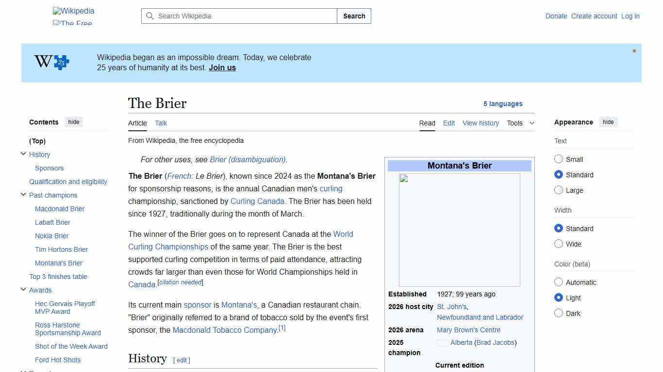 The Brier - Wikipedia